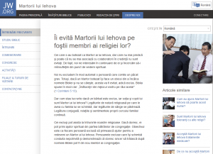 JW.org adresează evitarea — oare?